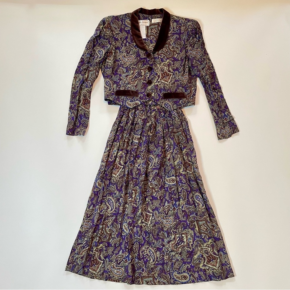 Vintage 90s Dress and Jacket Set